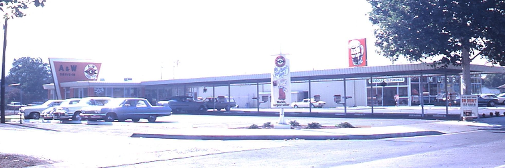 A&W restaurant in 1967